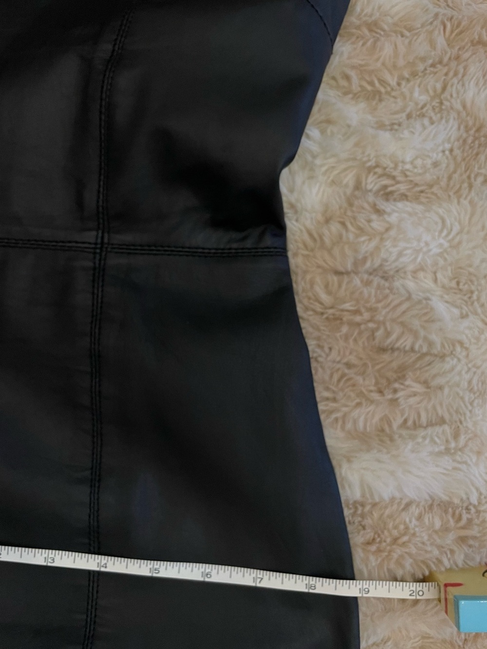 Walter Baker Black Leather Dress Size M - Picture 11 of 12
